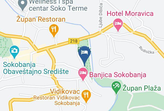 Zajecar District - Vila Markovic A Maps