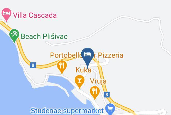 Podgora - Vila Marta Maps