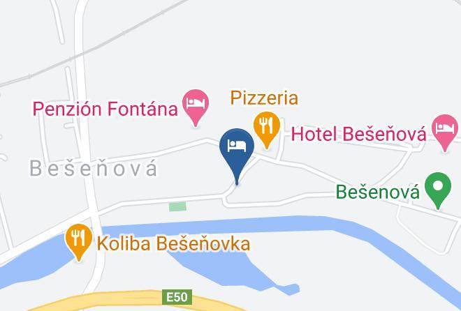 Ruzomberok - Vila Martina Besenova Maps