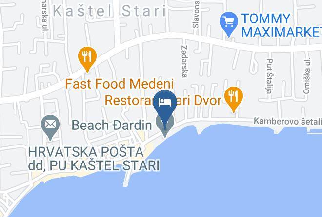 Kastela - Vila Mateja Maps