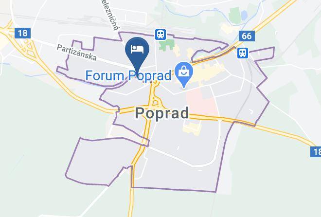 Poprad - Vila Mery Maps