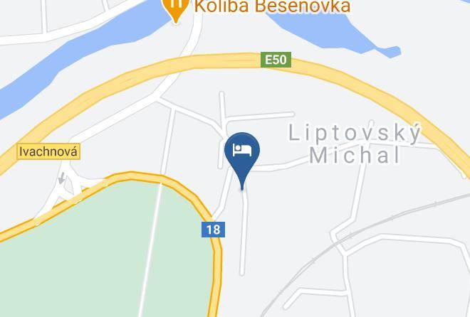 Ruzomberok - Vila Michal Ubytovanie Besenova Maps