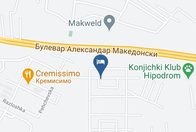 Skopje - Vila Mihaela Maps
