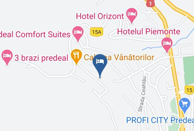 Predeal - Vila Milcov Maps