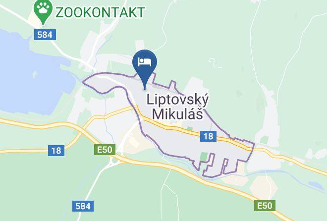 Liptovsky Mikulas - Vila Millo Maps