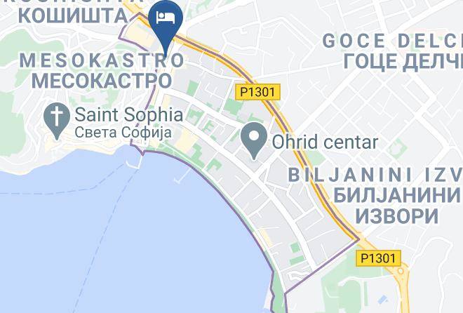 Ohrid - Vila Mostrovi Maps