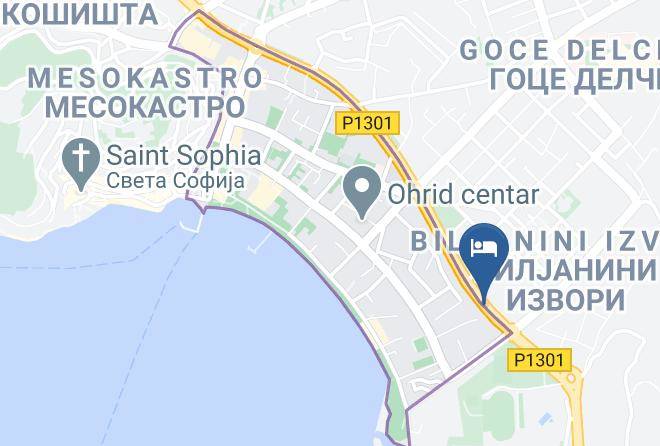 Ohrid - Vila Niko Maps
