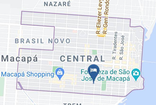 Macapa - Vila Nova Hotel Maps