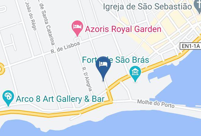 Ponta Delgada - My Story Hotel Vila Nova Maps
