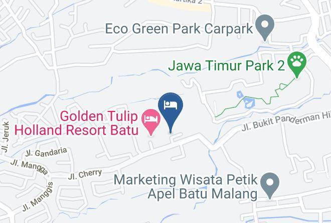Kota Batu - Vila Oma Sukari Maps