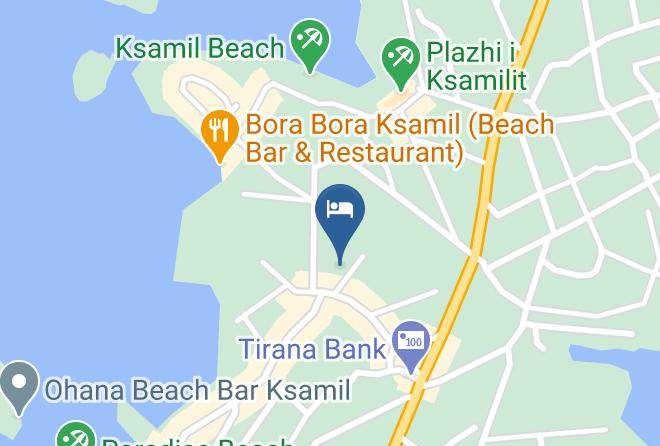 Saranda - Vila Oscar Ksamil Albania Maps