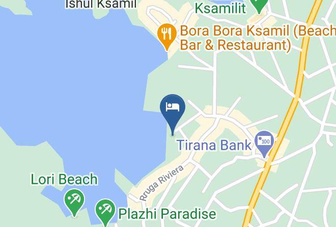 Saranda - Vila Ostrovica Maps