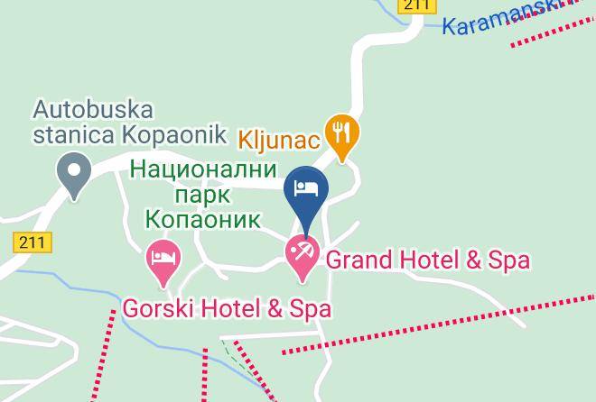 Raski - Vila Pahulja Maps