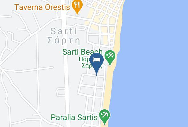 Khalkidhiki - Vila Papus Sarti Maps