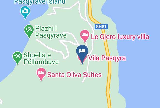 Saranda - Vila Pasqyra Maps