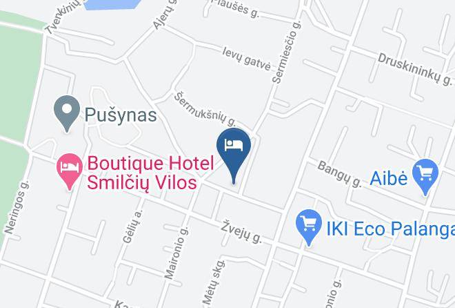 Palanga - Vila Paula Maps