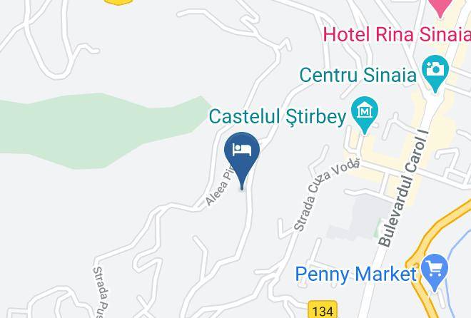 Sinaia - Vila Pensiunea Gabriel Maps