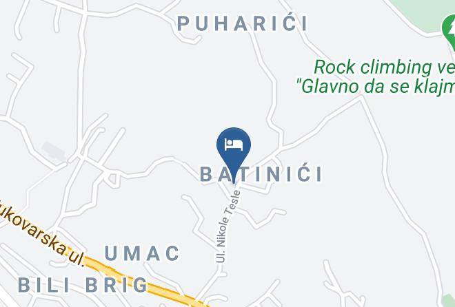 Vila Petra Makarska Map