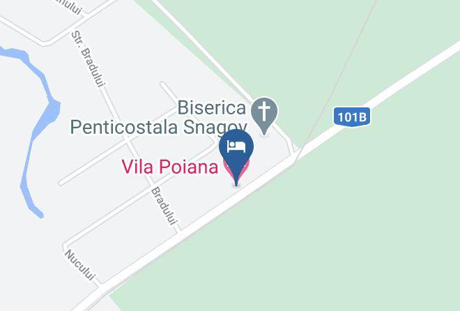 Snagov - Vila Poiana Maps