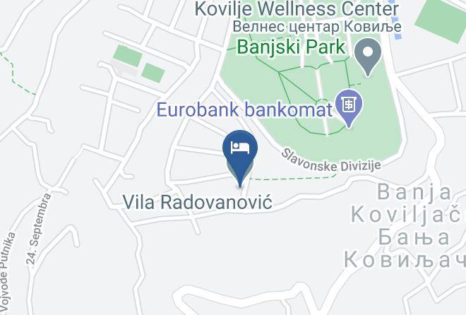 Macvanski - Vila Radovanovic Maps