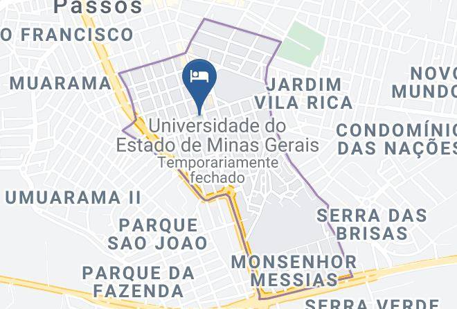 Passos - Vila Rica Hotel Maps