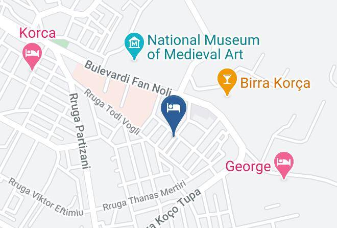 Korce - Vila Ridvani Maps
