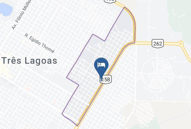 Tres Lagoas - Vila Romana Park Hotel Maps