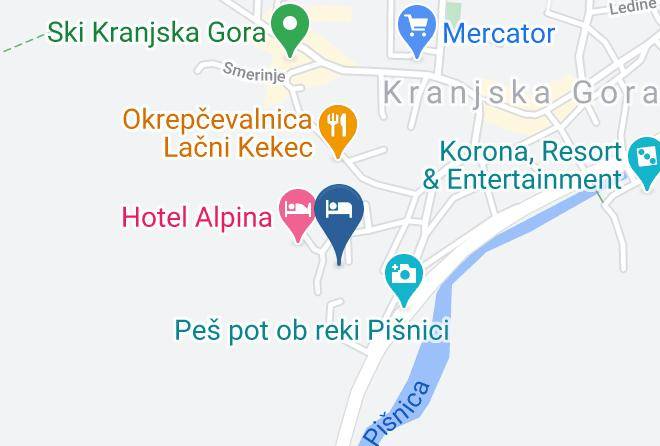 Kranjska Gora - Vila Romana Maps