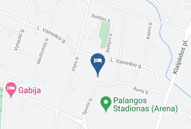 Palanga - Vila Romantika Maps