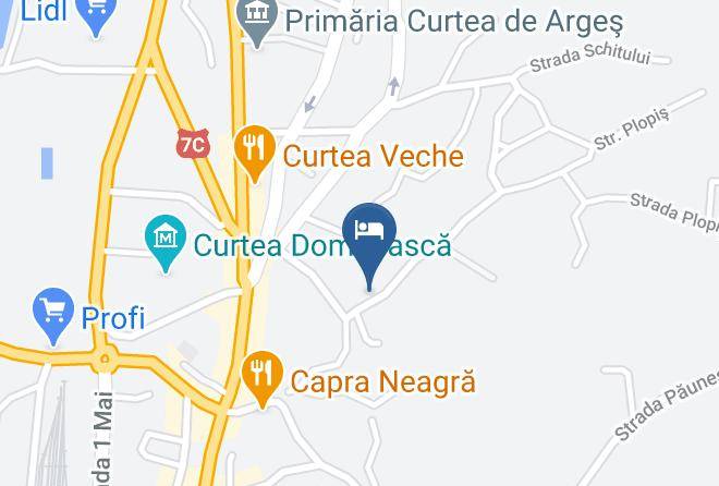 Curtea De Arges - Vila San Nicoara Maps
