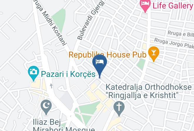 Korce - Vila Sara&esi Maps