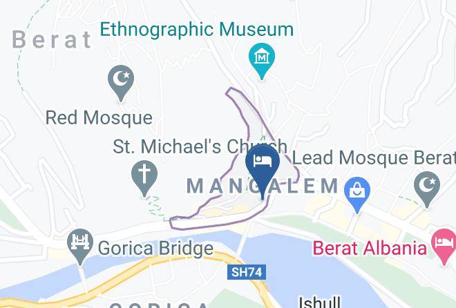 Berat - Vila Sigal Maps