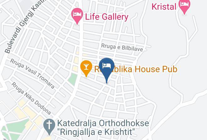 Korce - Vila Sigal Korce Maps