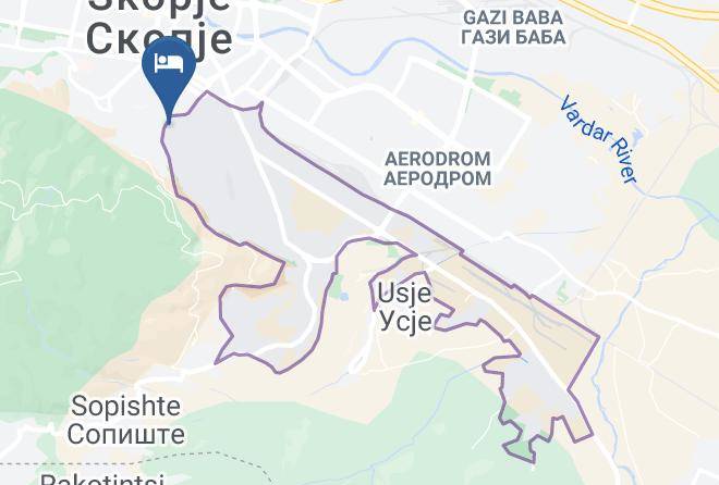 Skopje - Vila Silia Maps