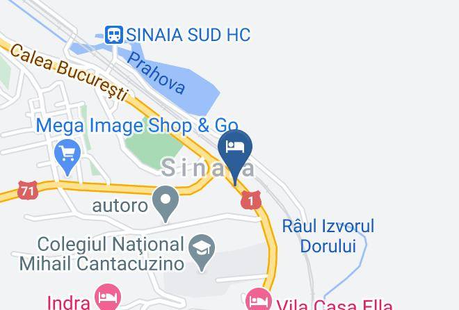 Sinaia - Vila Silvania Maps