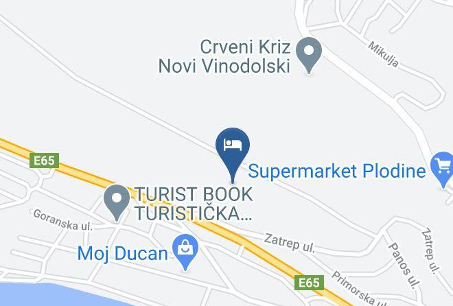 Novi Vinodolski - Vila Sofia Maps