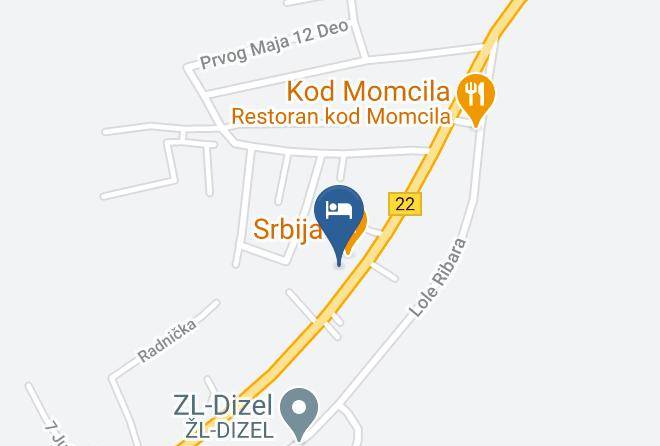 Belgrade City - Vila Srbija Maps