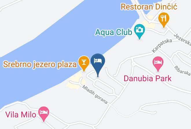 Branicevo District - Vila Srebrno Jezero Maps
