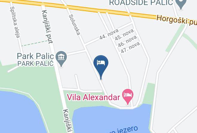 Central Serbia - Vila Tatjana Maps