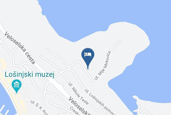Mali Losinj - Vila Tisa Maps
