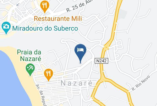 Nazare - Vila Turistica Conde Fidalgo Maps