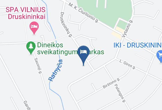 Druskininkai - Vila Upe Maps