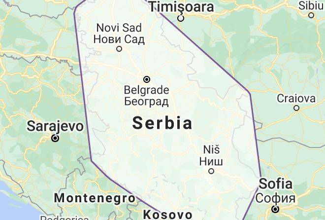 Sumadijski Okrug - Vila Velickovic Maps
