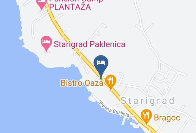 Starigrad - Vila Velvet Maps