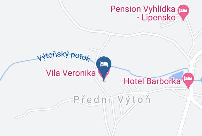 Cesky Krumlov - Vila Veronika Maps