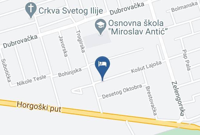 Central Serbia - Vila Vesna Maps