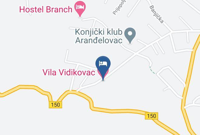 Sumadijski Okrug - Vila Vidikovac Maps