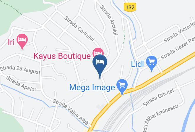 Busteni - Vila Viitorul Maps