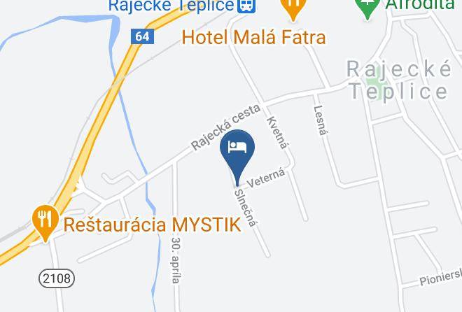 Rajecke Teplice - Vila Viktoria Maps