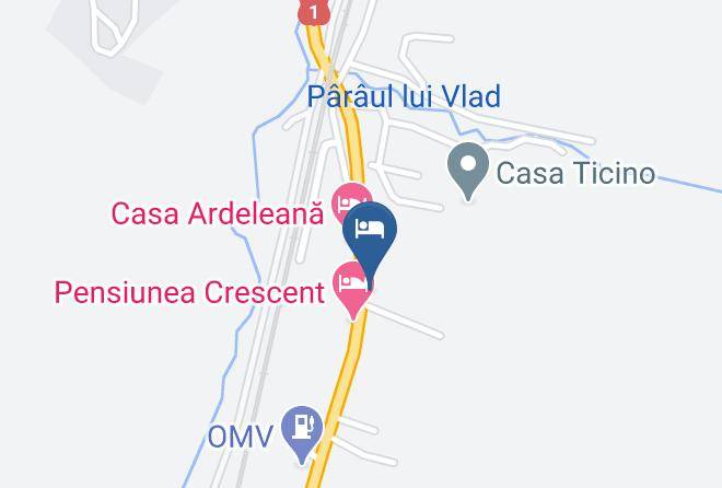 Predeal - Vila Vitalis Maps
